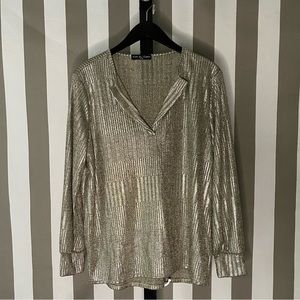 Kim & Cami Silver shirt